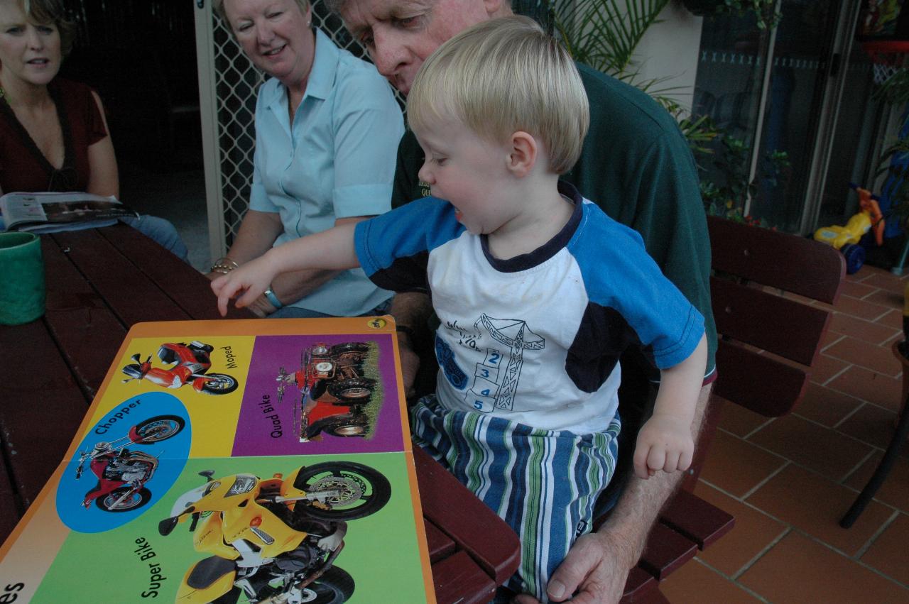 Michelle, Yvonne and Peter with Flynn \