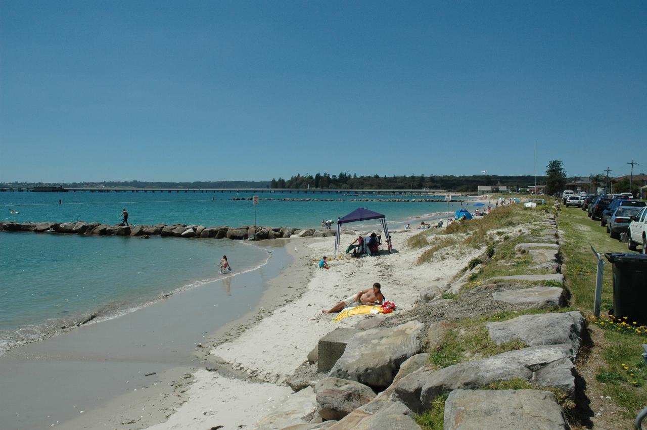 Relaxing on Kurnell beach