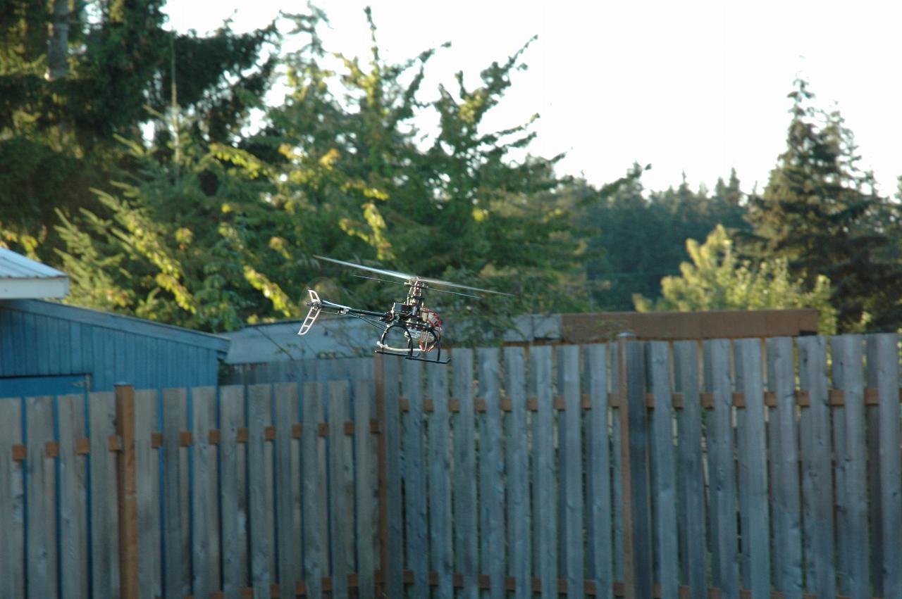 Seth's helicopter at Kathy Gill's 50th birthday party