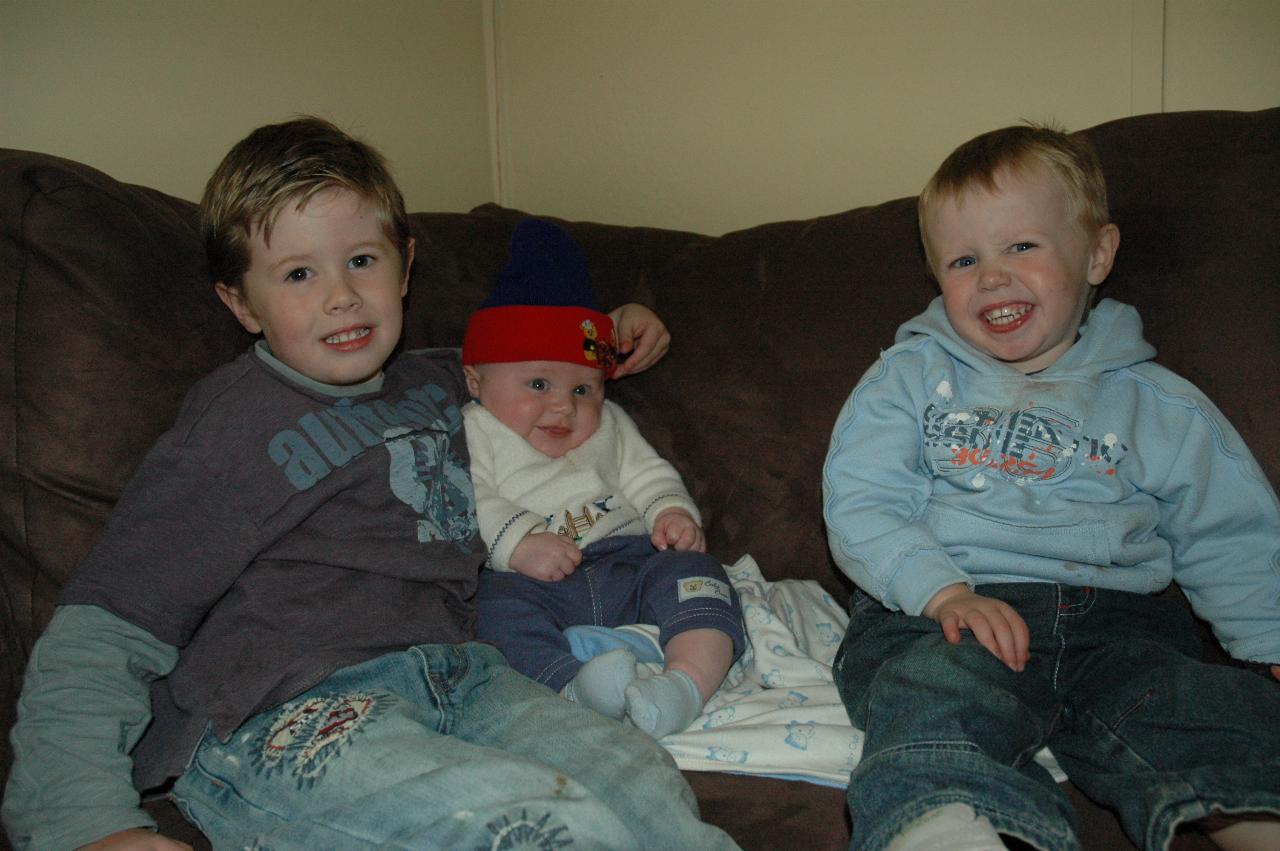 Cousins Three: Jake Crofts, Cooper Wallace and Flynn Crofts at Woronora