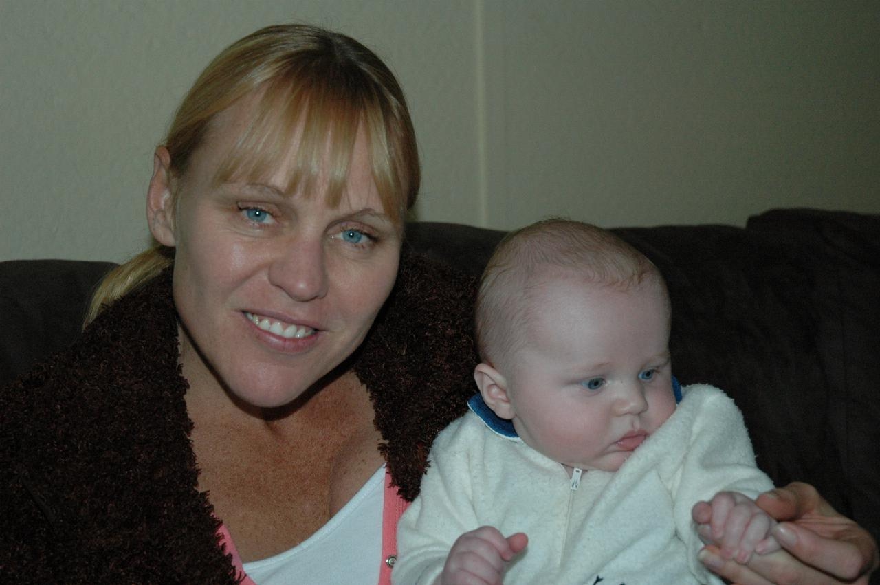 Kelly and Baby Cooper at Woronora