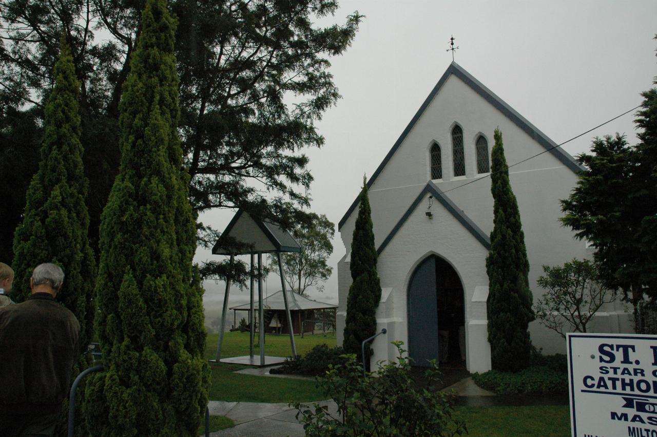 St. Mary's, Milton as guests arrive for Cooper's Baptism