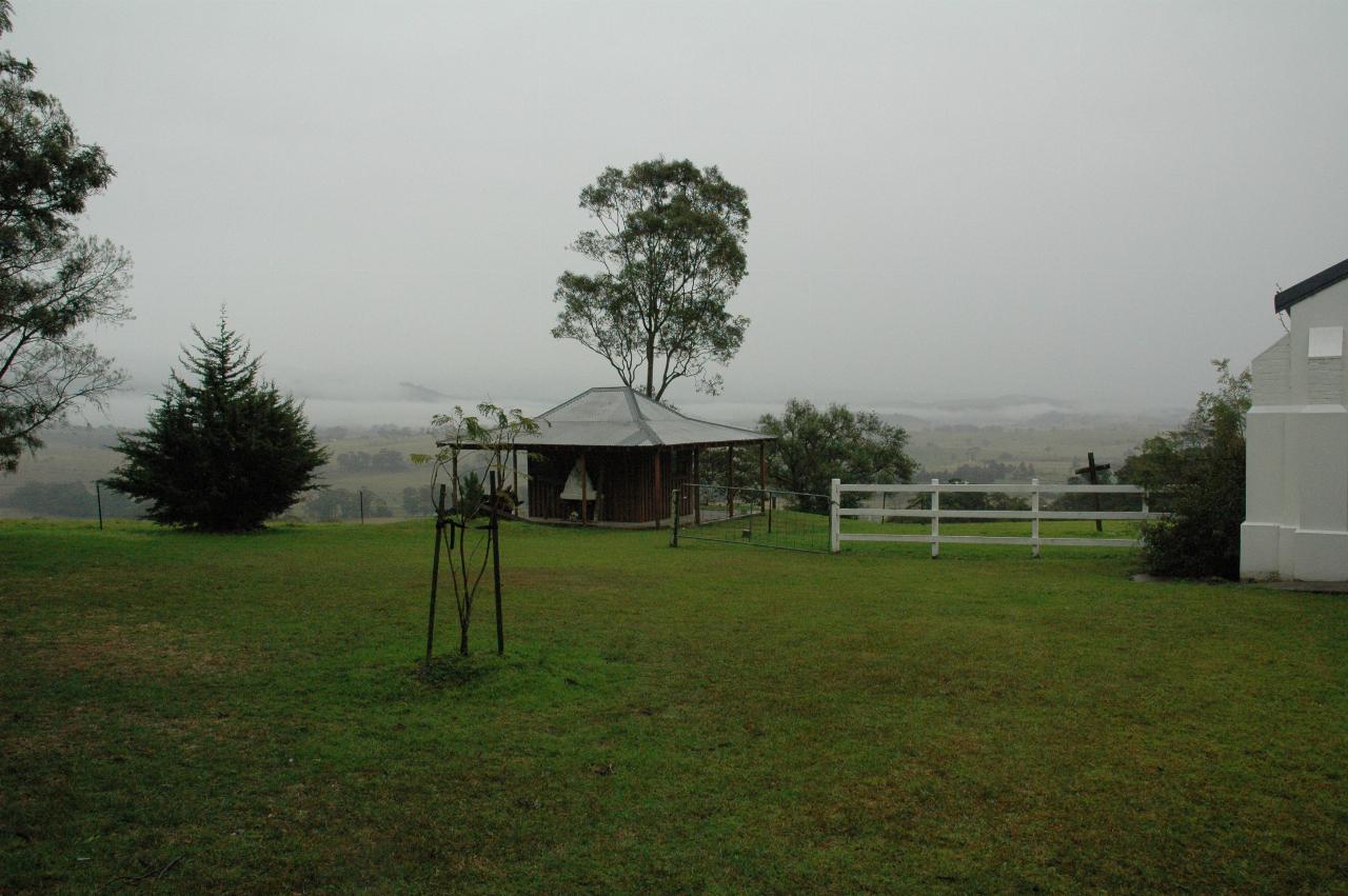 View out over the countryside from St. Mary's, Milton after Cooper's Baptism