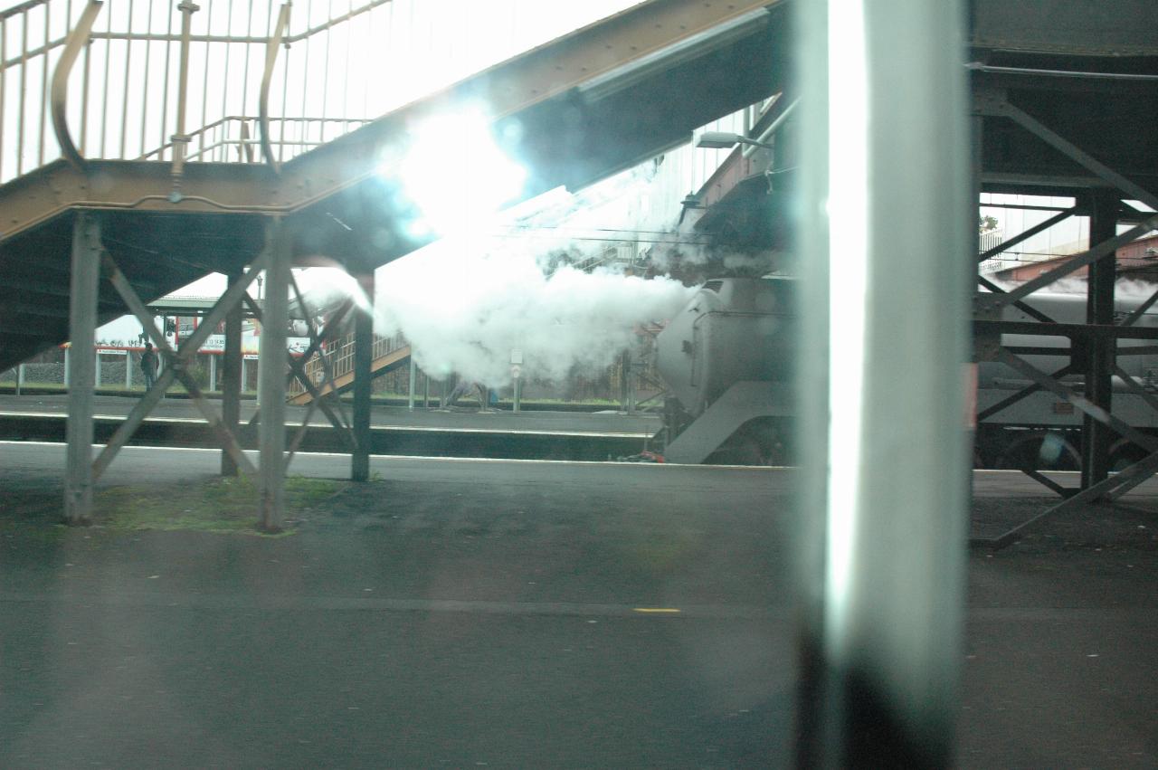 The other steam train returning from Hurstville at St. Peters station