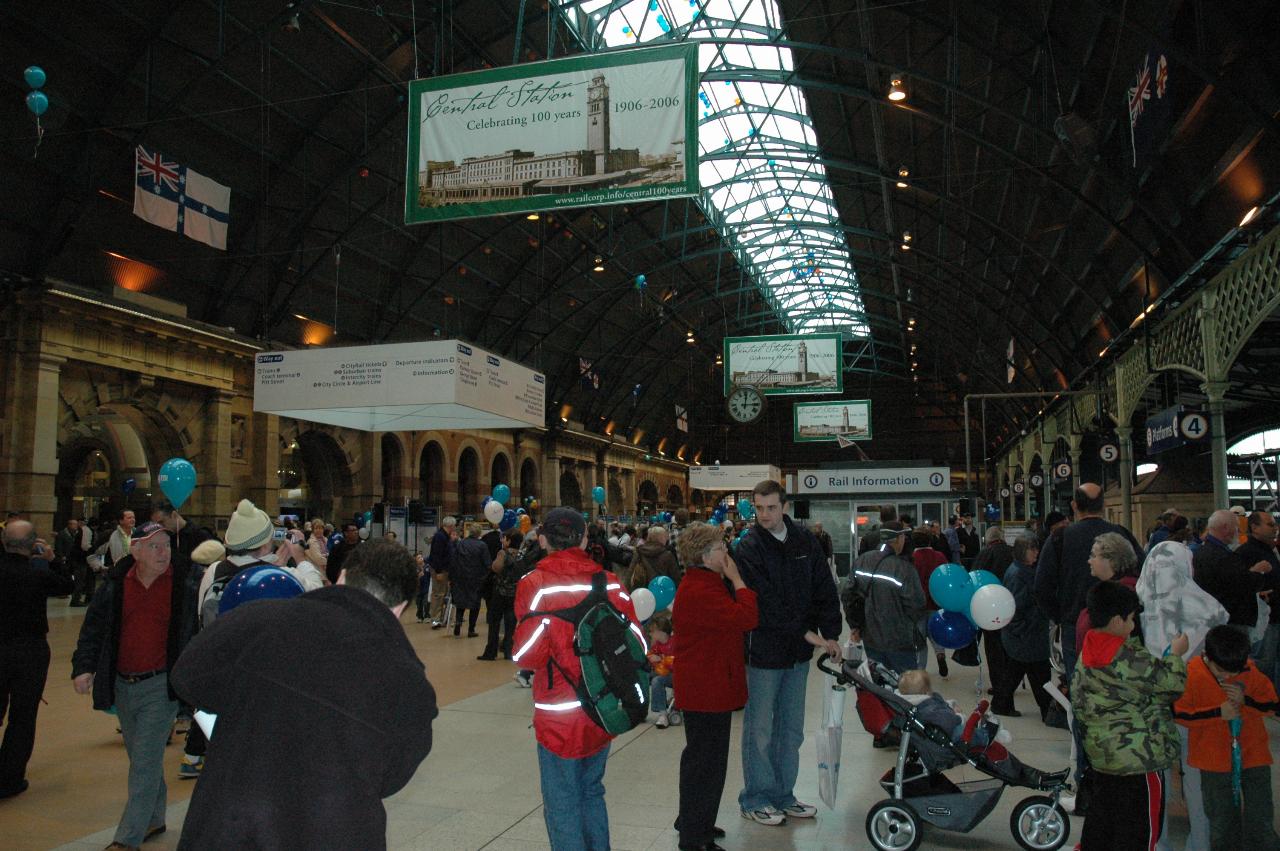 Main Concourse at Central during 100th anniversary