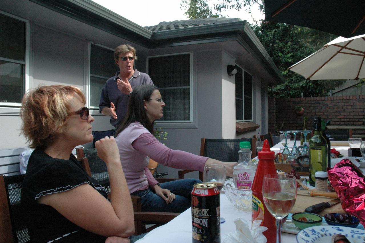 Michelle, Louise and Cameron at Currey's triple birthday treat at Engadine