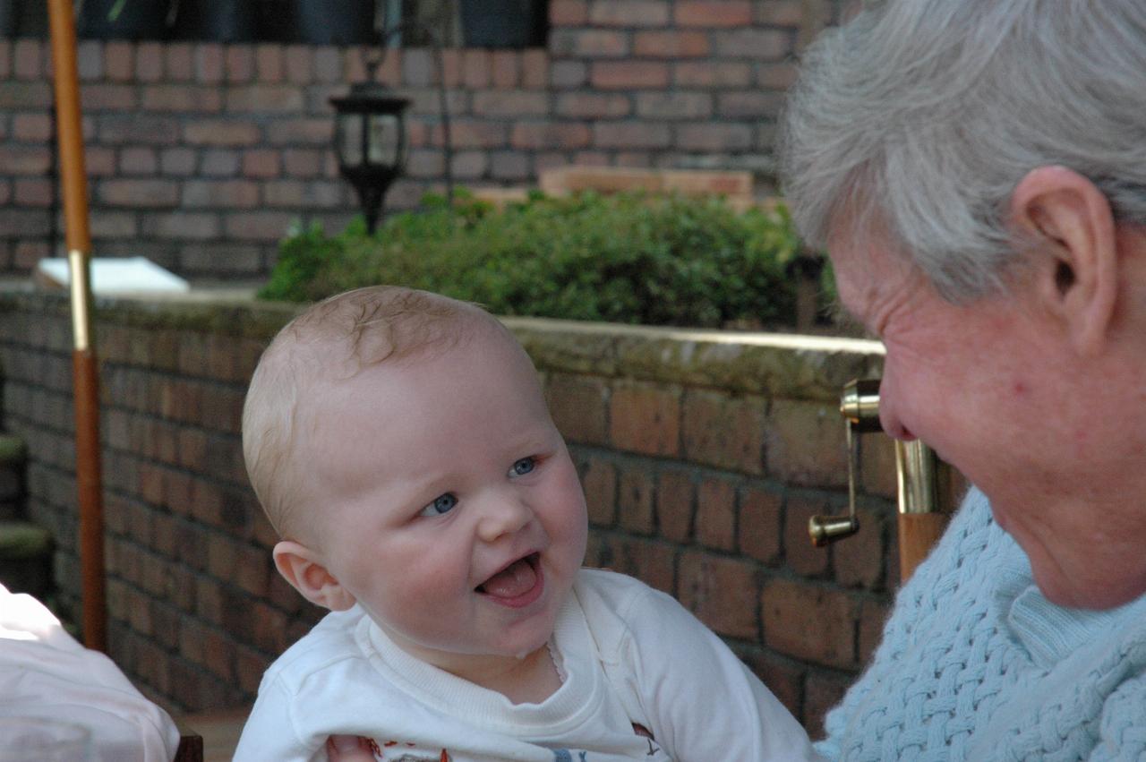 Cooper and his maternal grandparents at Currey's, Engadine