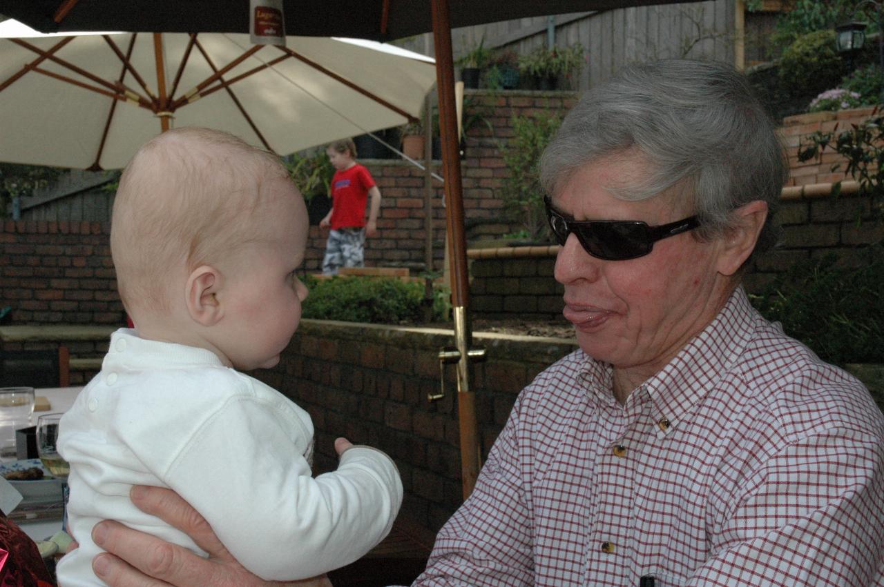 Cooper and Peter at Currey's, Engadine