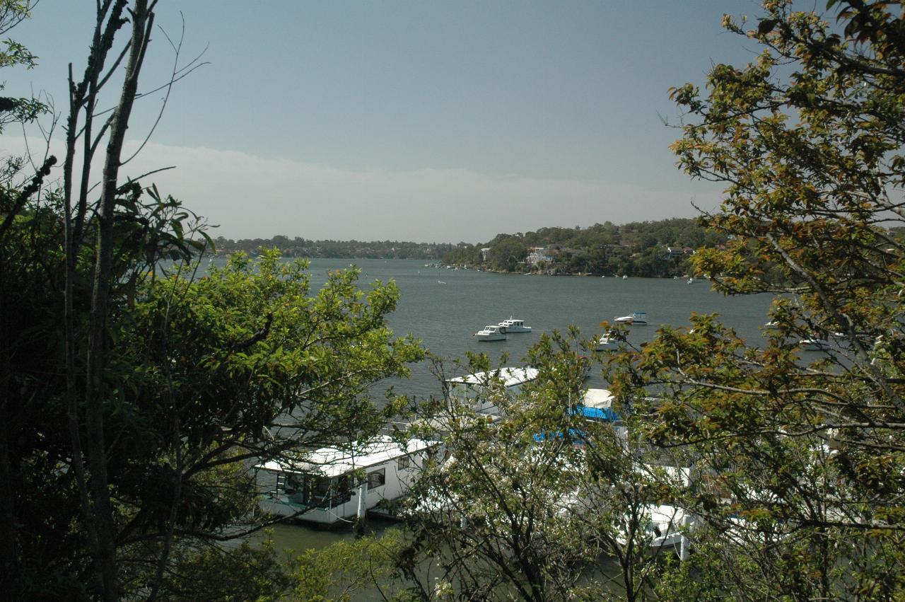 Como Marina as seen from southern end of old Como railway bridge