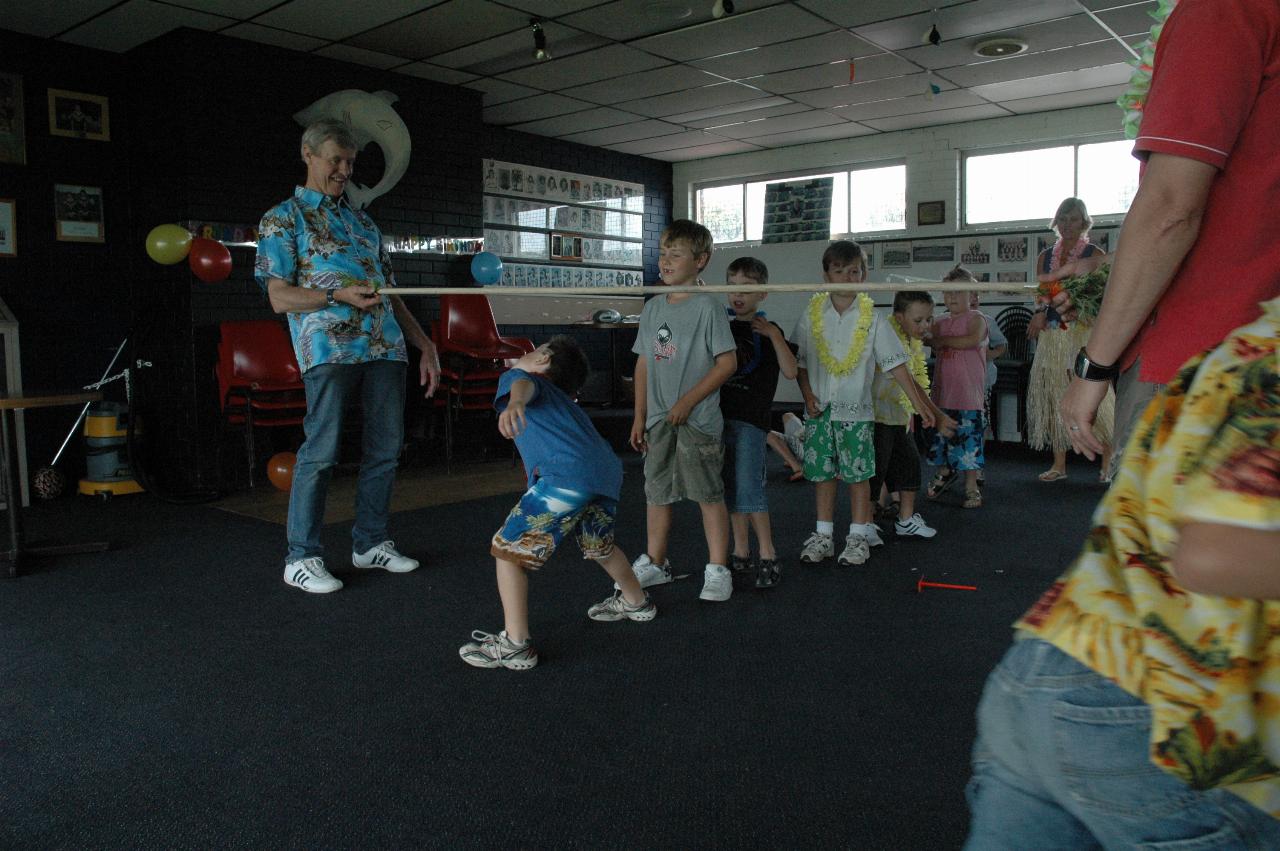 Tynan's 7th birthday party: Limbo Rock Time