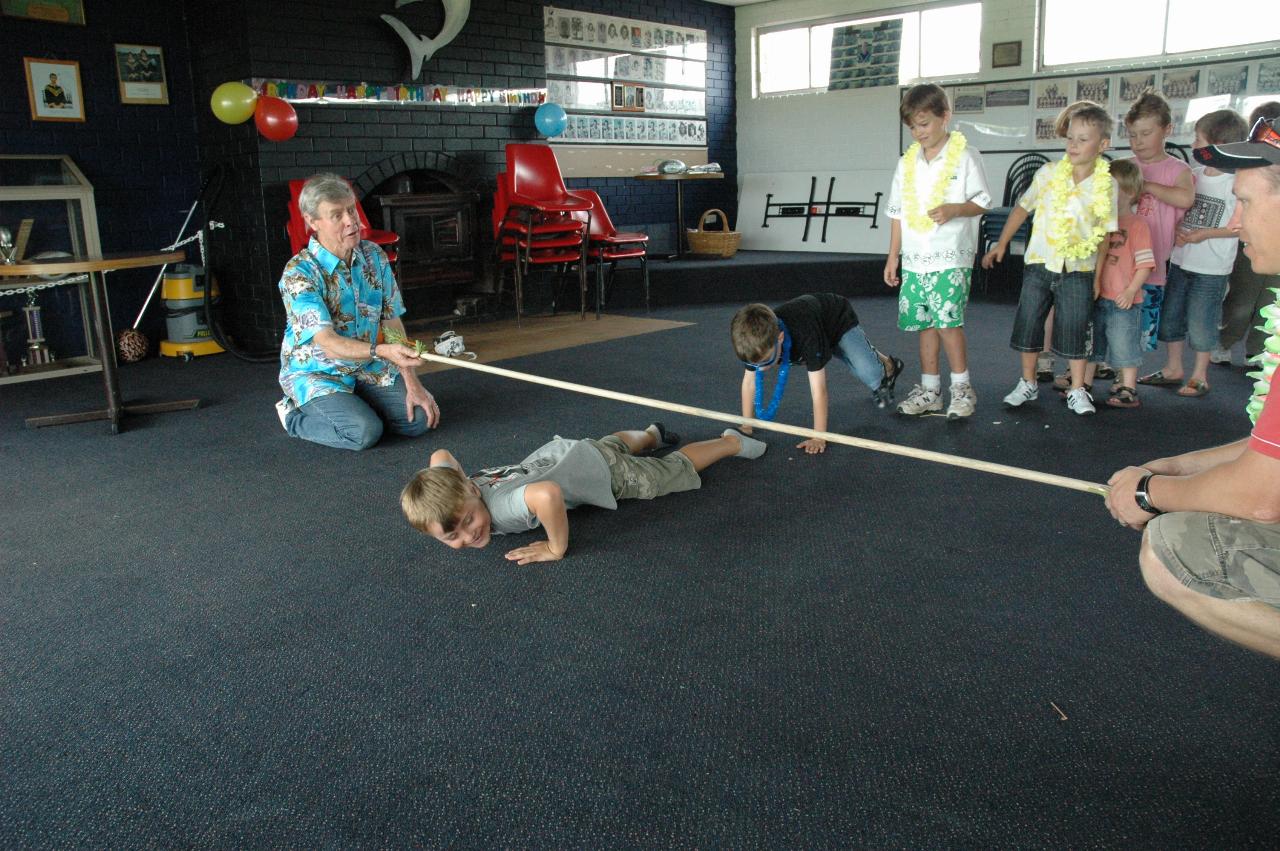 Tynan's 7th birthday party: Limbo Rock Time