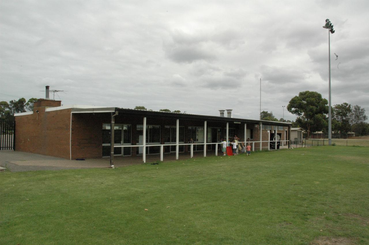 Tynan's 7th birthday party: The facilities at the field next to Shark Park