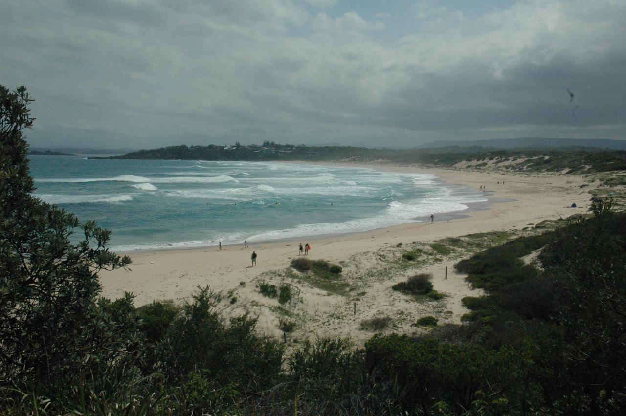 Inyadda Beach south of Bendalong, Manyana on headland