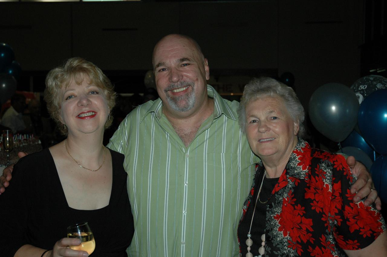 Family portrait: Sarah, Peter and Colleen Fyfe