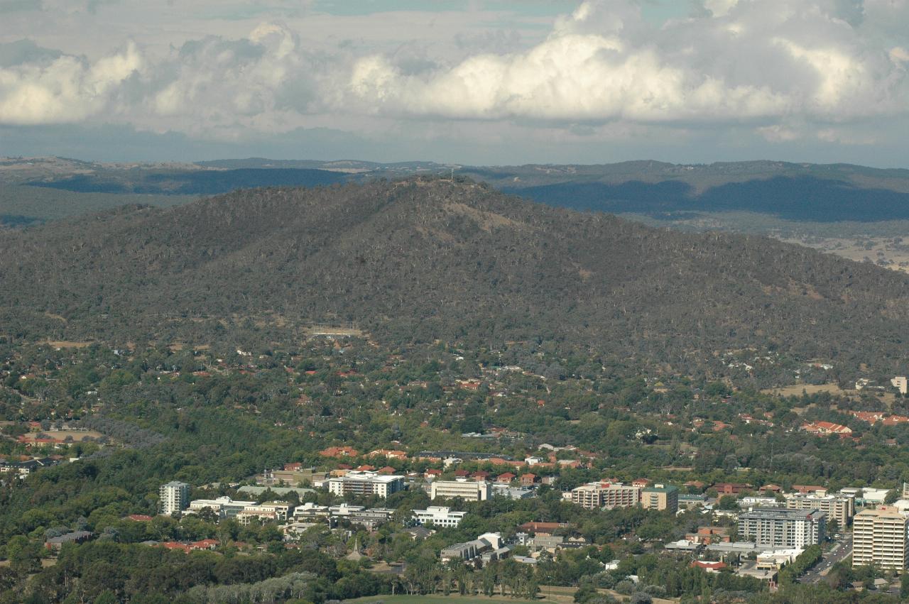 Mt. Ainslie from Telstra Tower on Black Mountain