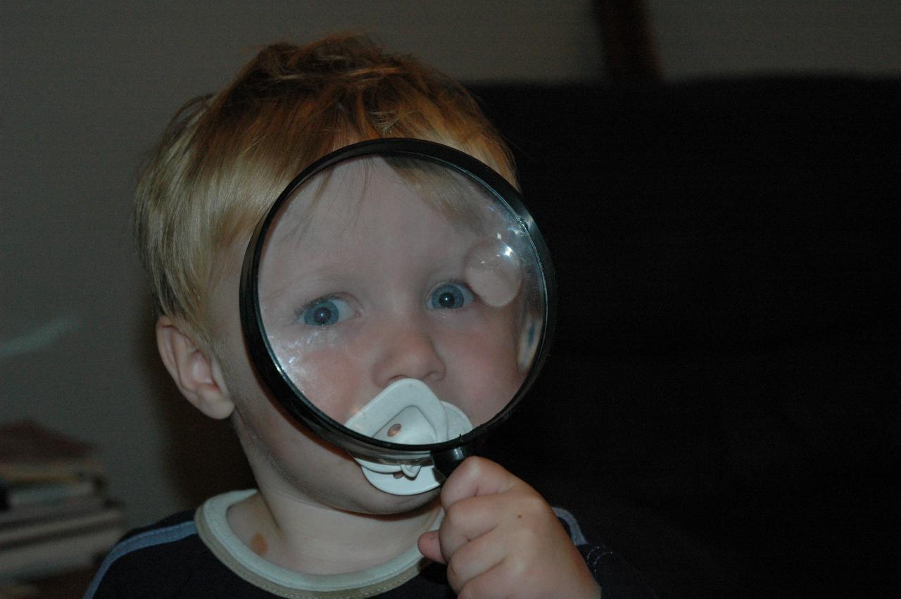 Flynn Crofts as Sherlock Holmes at Yvonne's birthday dinner