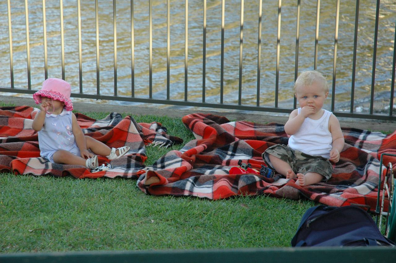 Cooper and Friend at Shell & Cam's for family pizza