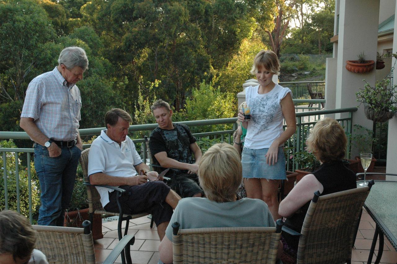 Peter, Chris, Glenn, Bev, Michelle, Di at Illawong