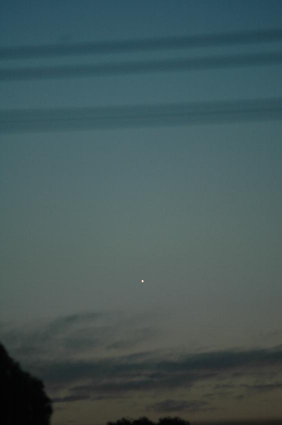 Venus in the evening from Gibson Avenue