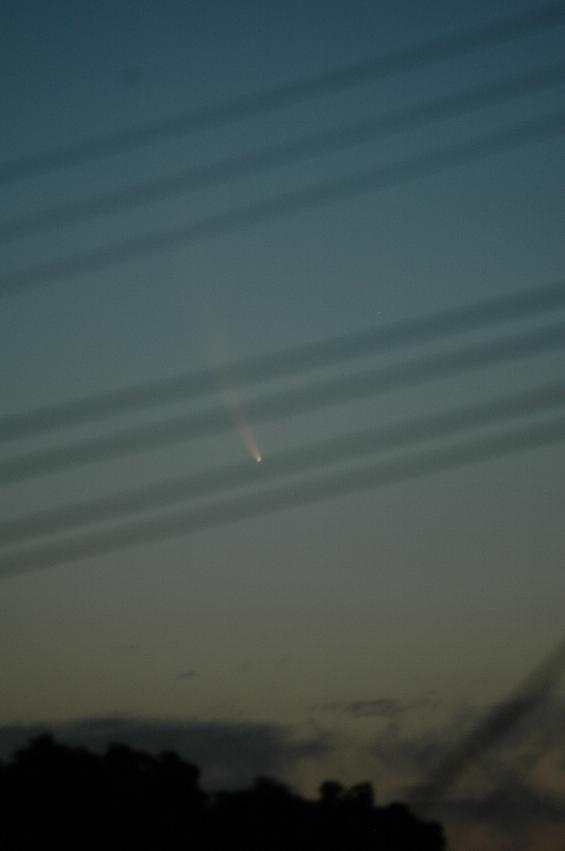 Comet McNaught as seen from Gibson Avenue