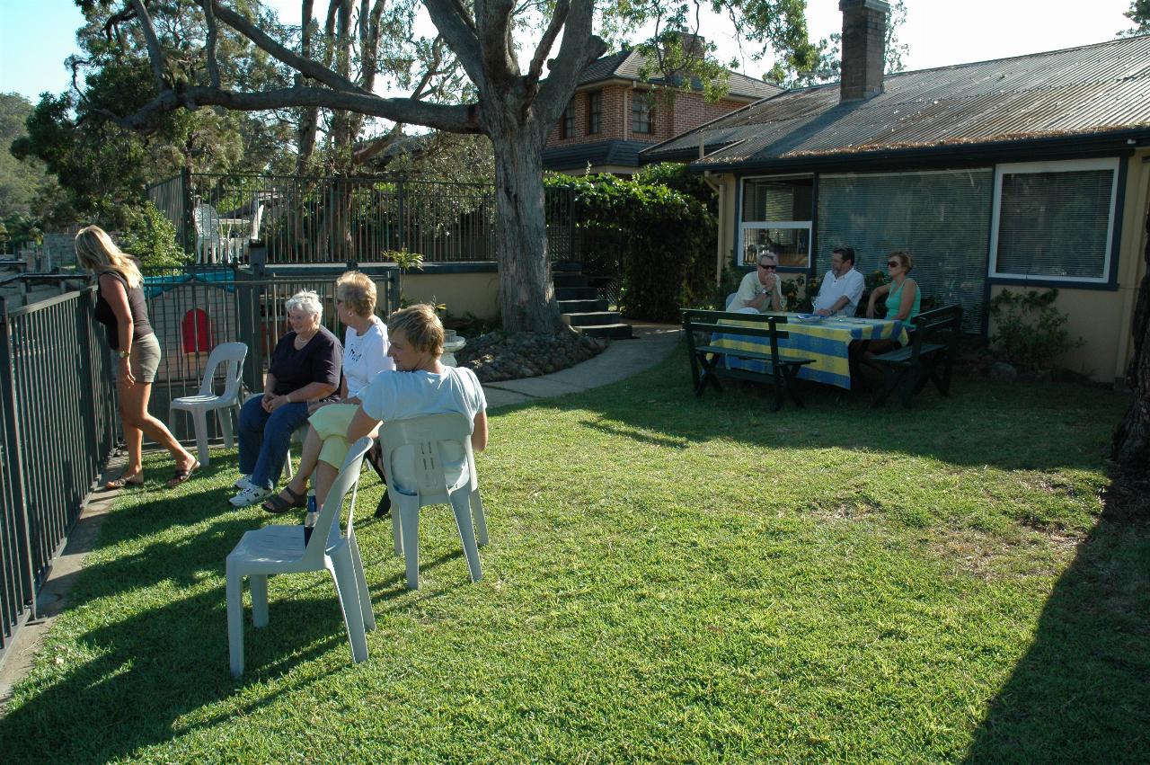 Flynn's third birthday: Adults: Dasher, Lorraine, Yvonne, Keiran, Peter, Rick and Michelle