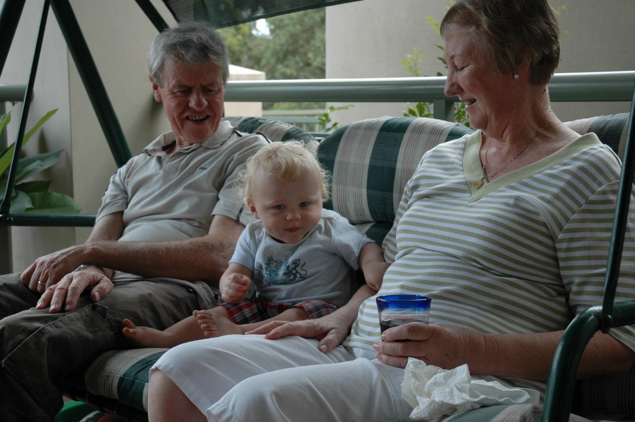 Family Dinner: Yvonne and Peter with Cooper