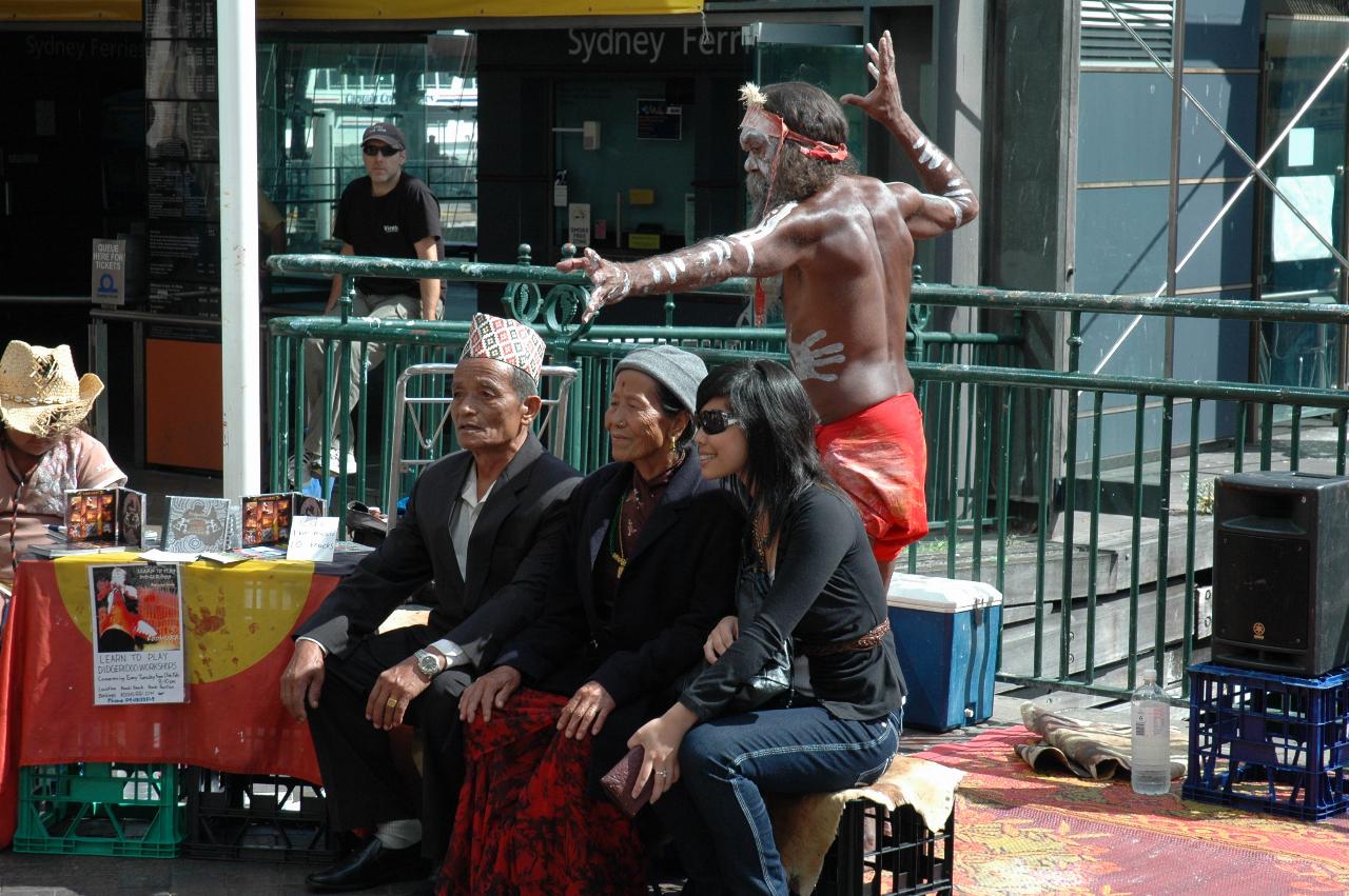 Luna Park Day: Aboriginal performers at Circular Quay