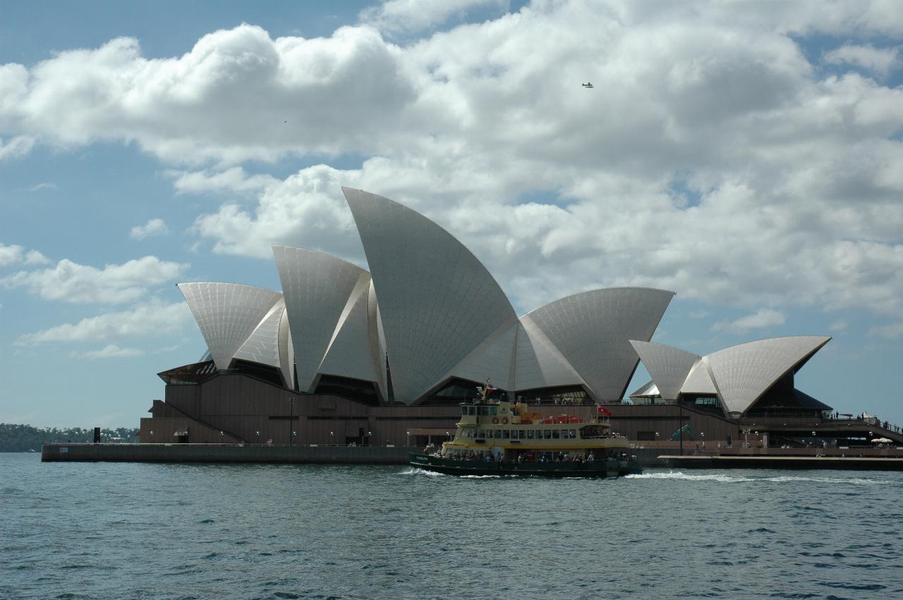 Luna Park Day: That other ferry passing The Opera House