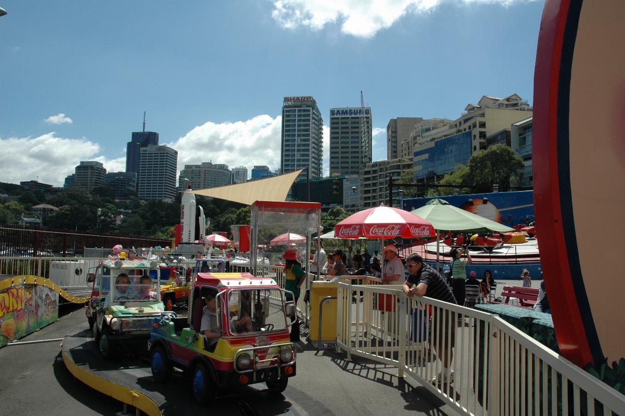 Luna Park Day: North Sydney appears above Luna Park's children's section