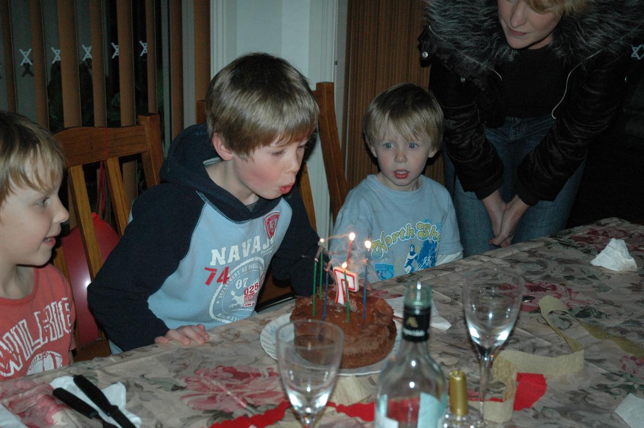 Jake Croft's 7th birthday: Blow those candles out,  Jake