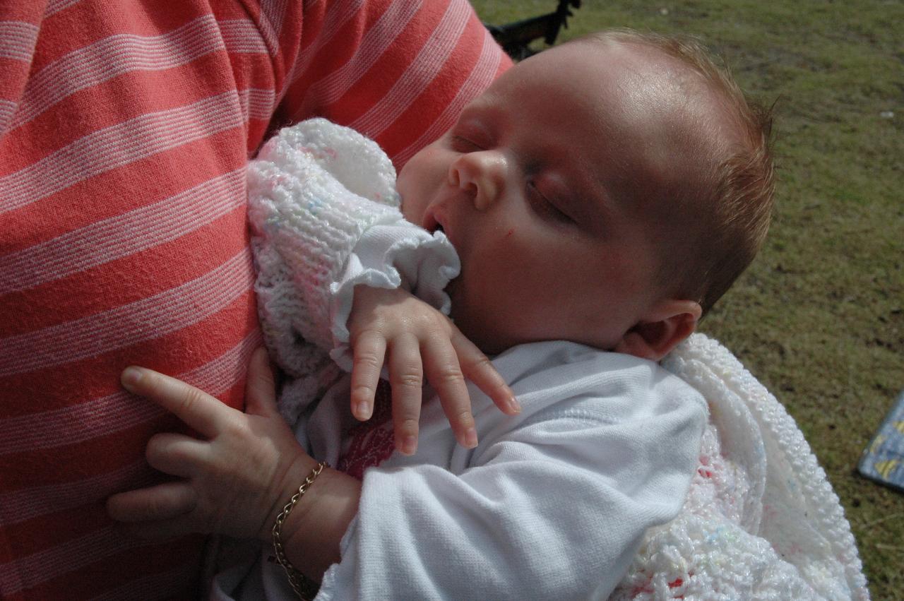 Fathers Day at Burnum Burnum Reserve: Lily's nice new bracelet