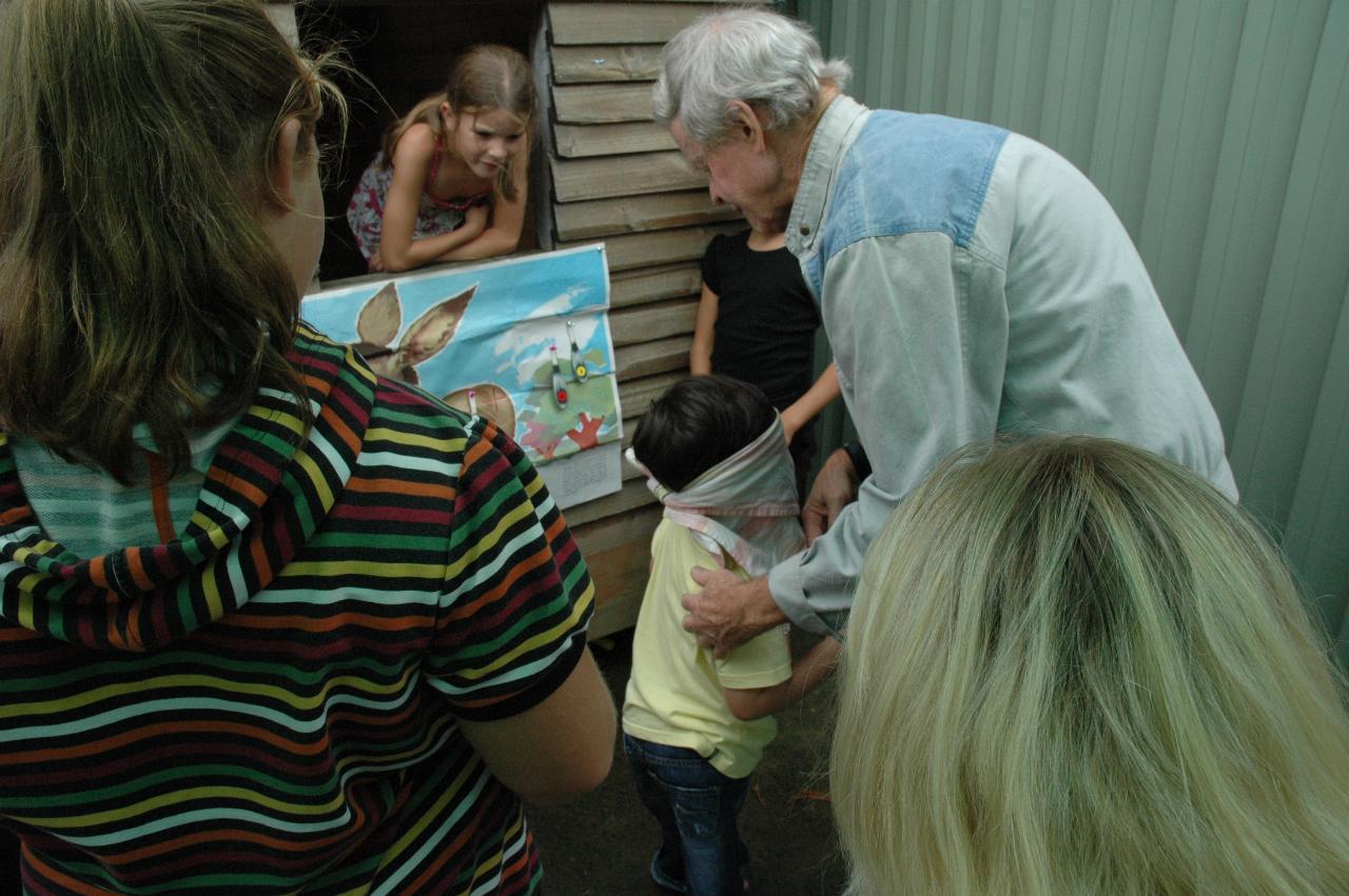 Cooper's 3rd birthday: Pin the tail on the donkey