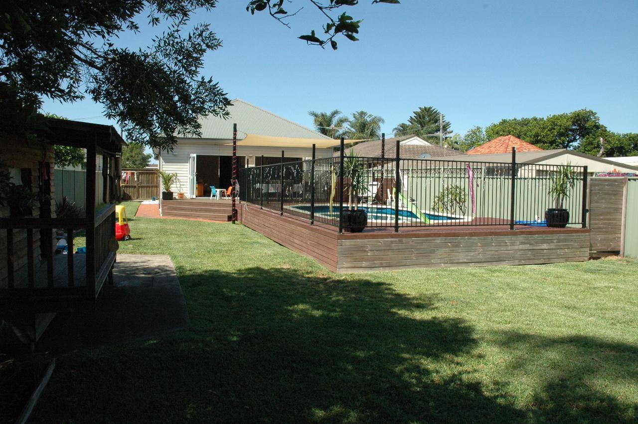 Lily's Baptism: Kurnell backyard all ready for the feast