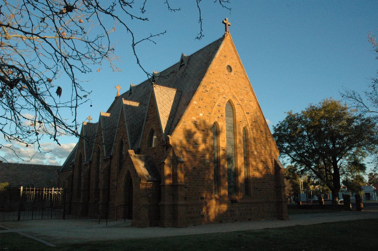 Sandstone church building