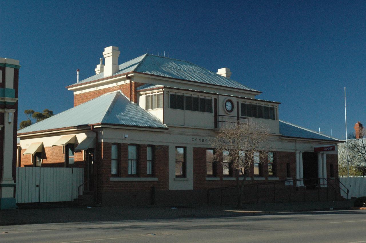 Two storey brick building for Post Office