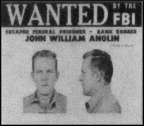 FBI Wanted poster for John William Anglin