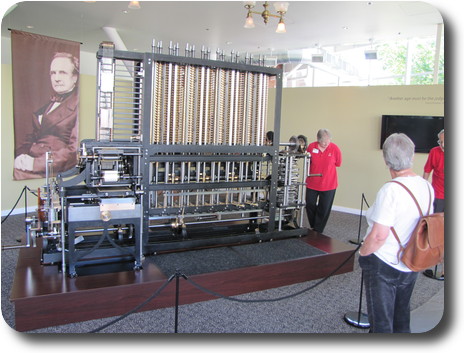 Five ton mechanical computer, with columns of gear wheels