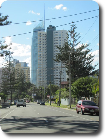 Tall building with spike on the top