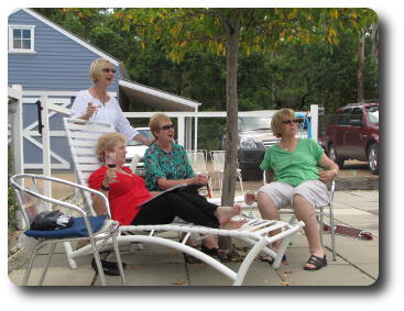 4 women being photographed