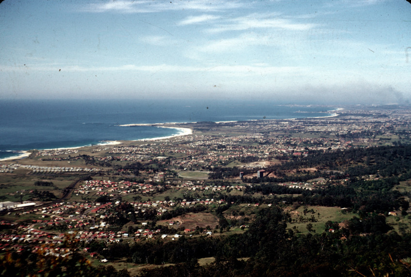 South Coast, to Wollongong steel works, from Sublime Point