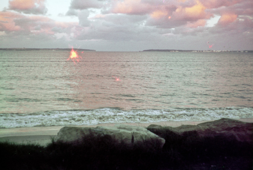 Botany Bay. Kurnell to the right