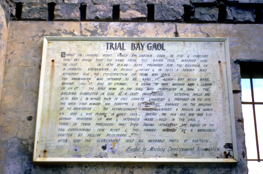 QLD May holiday trip: Trial Bay Gaol history