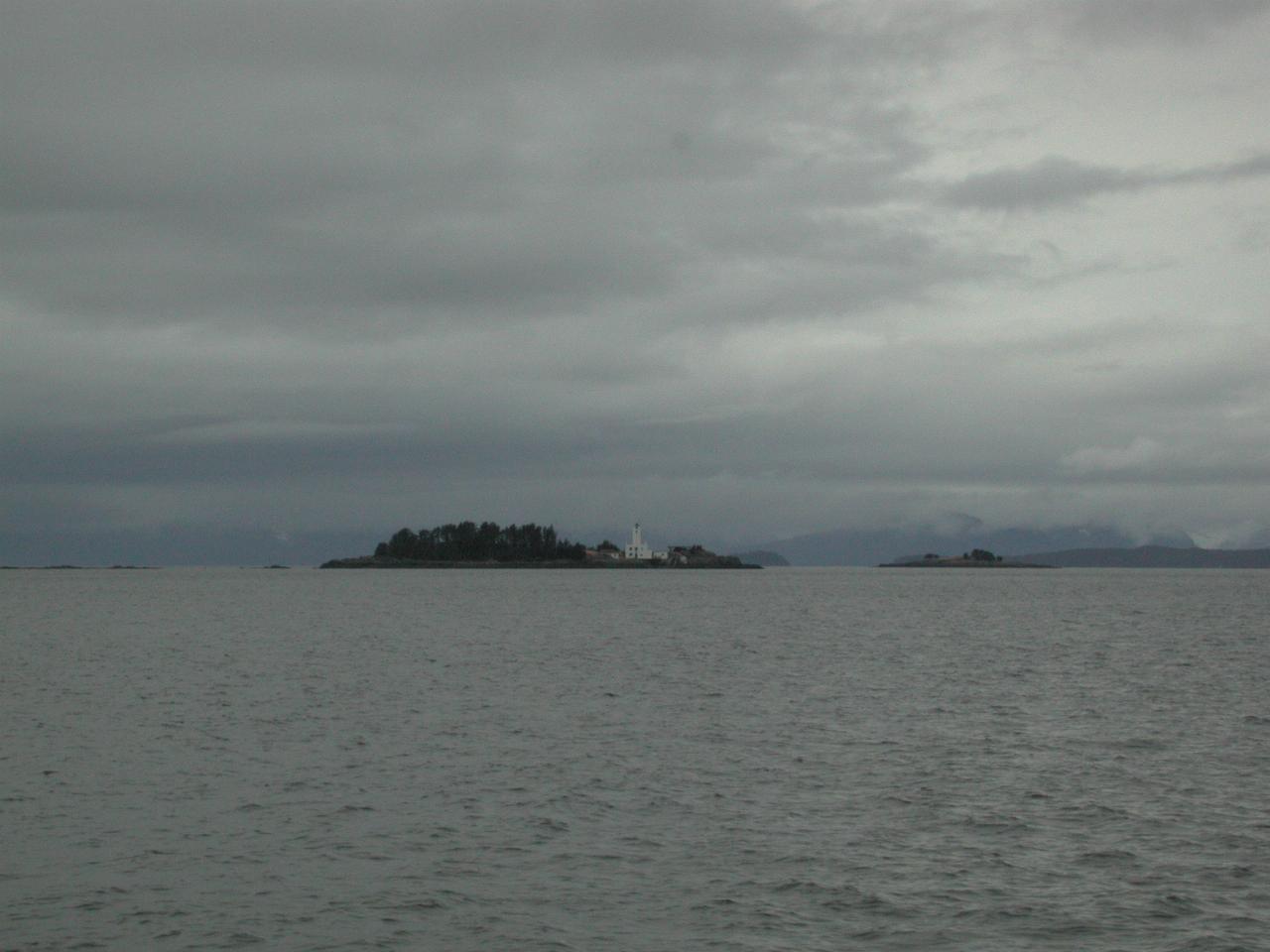 Lighthouse on Five Finger Island, near Fredrick Sound, Alaska