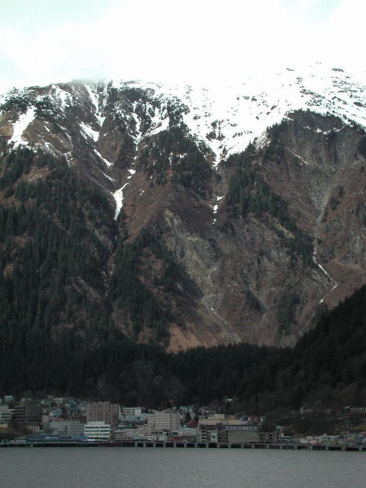 In the Gastineau Channel, approaching Juneau