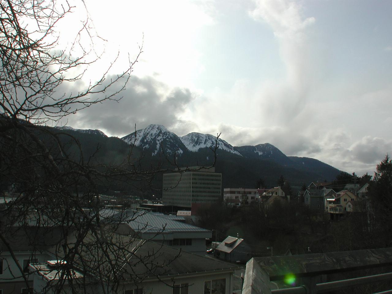 Overview of parts of downtown Juneau