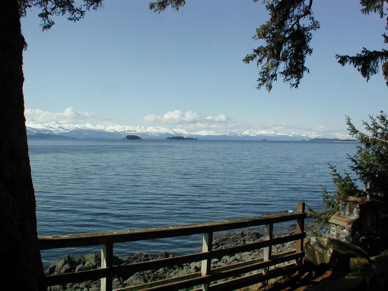 View across Gastineau Channel from Shrine of St. Terese
