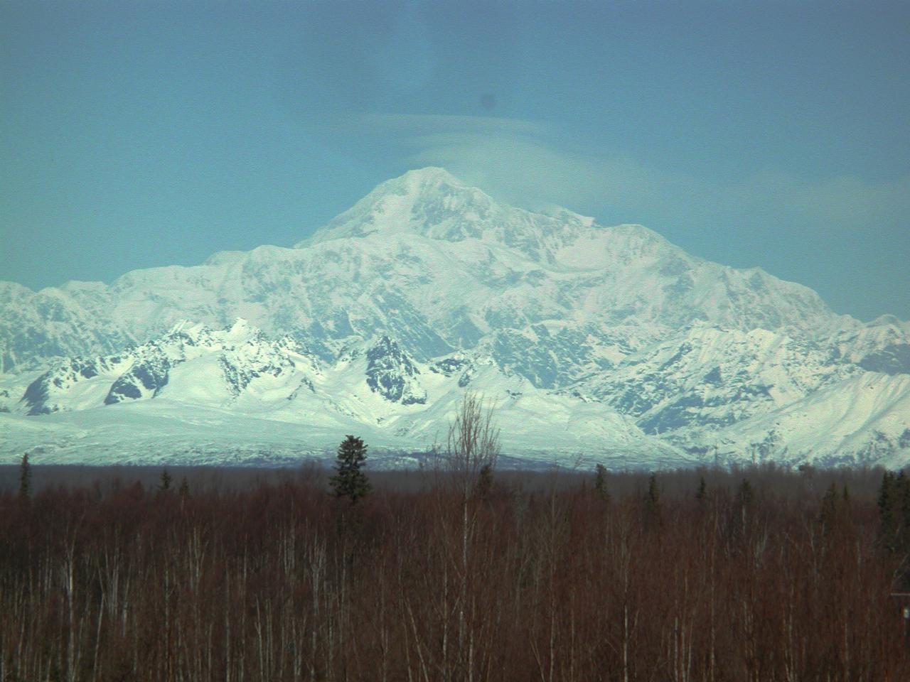 Mt. McKinley as seen from just before Talkeetna