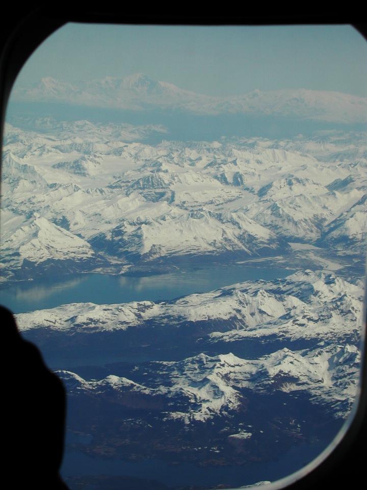 Valdez and its airport (to the right)