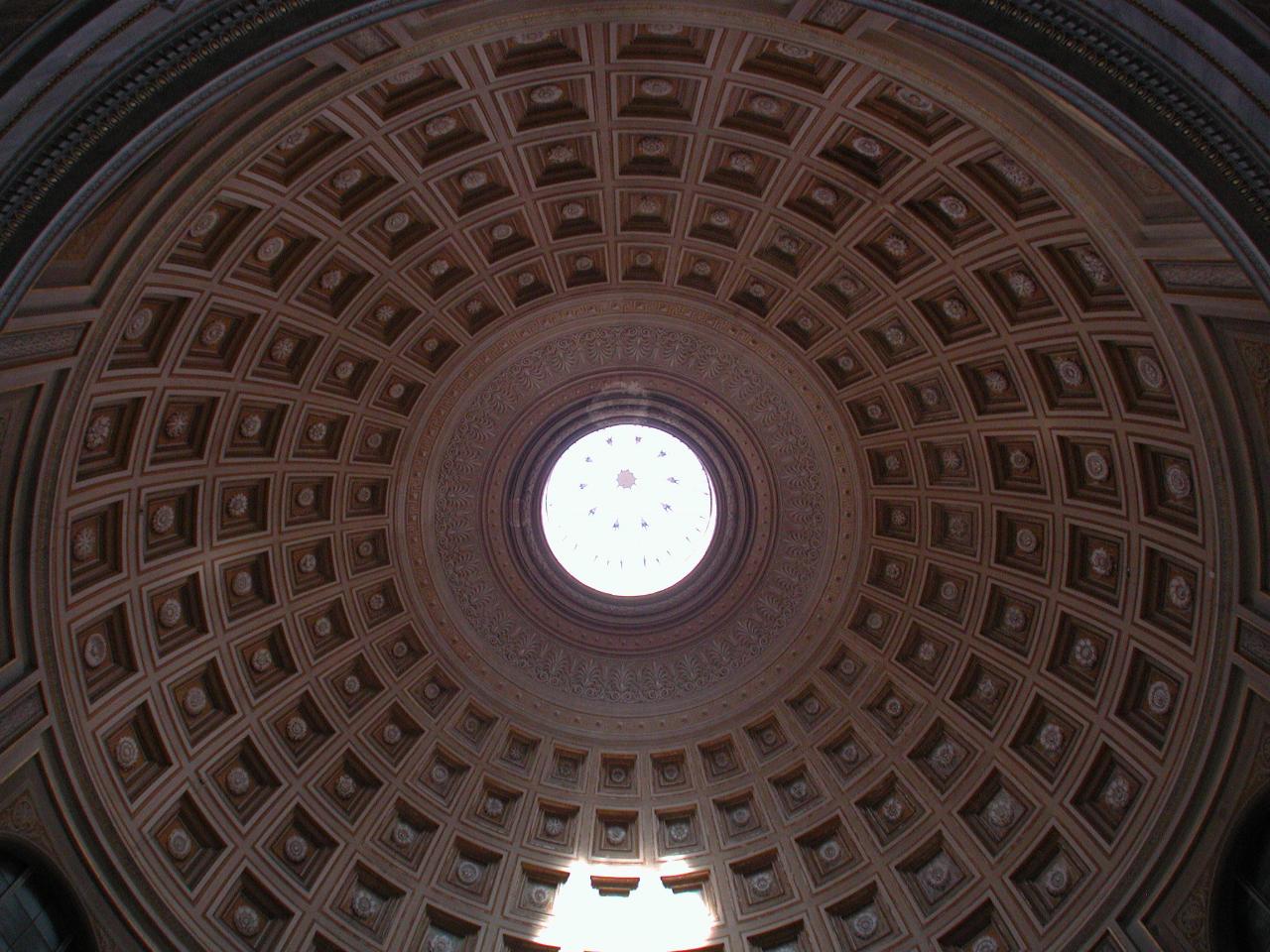 And the ceiling of the Round Room