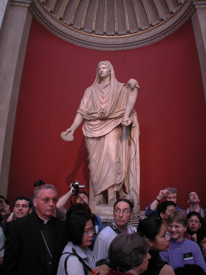 Statue in the Round Room